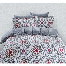 Duvet Cover Sheets Set, Dolce Mela Lanzarote Queen Size Bedding