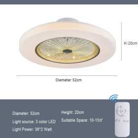 Simple Modern Home Quiet With Electric Fan (Option: Design4-220V-Remote control)