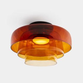 Nordic Designer Creative Middle-ancient Ceiling Lamp (Option: Orange 3layer)