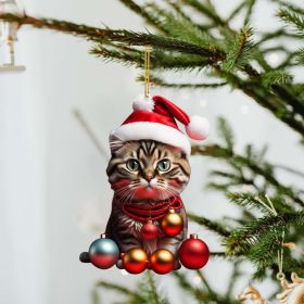 Christmas Creative Kitty Car Backpack Pendant Home Decoration Gift (Option: 1)