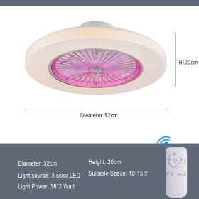 Simple Modern Home Quiet With Electric Fan (Option: Design3-220V-Remote control)