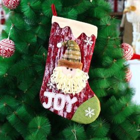 Christmas Knitted Fabric Doll Gift Bag (Option: 19M07A)