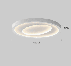 Bedroom Room Led Master Bedroom Study Ceiling Light (Option: The moon is white and neutral-40CM 43watts)