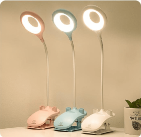 Rechargeable Reading And Eye Protection Desk Lamp (Option: Blue-2400mAh)