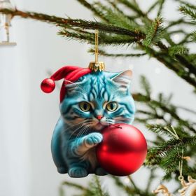 Christmas Creative Kitty Car Backpack Pendant Home Decoration Gift (Option: 10)