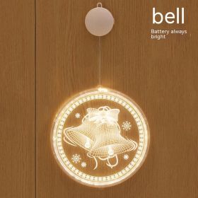 Christmas Decoration Holiday Indoor Ambience Light (Option: Jingling Bell Battery-24cm Disc)