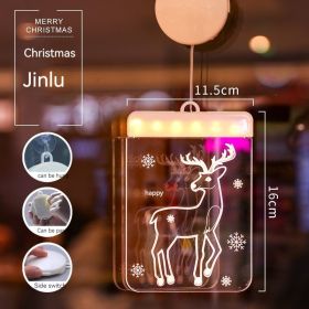 Christmas Decoration Sundries Pendant Ambience Light (Option: Reindeer-Battery Long Bright)