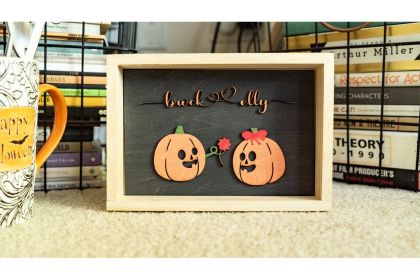 Halloween Christmas Gift Home Decoration Photo Frame (Option: Style 2-10x 6 Inches)