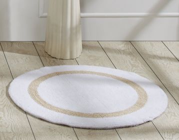 Hotel Collection (Color: White & SandWhite & Sand, size: 30" Round)