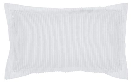 Jullian Collection (Color: WhiteWhite, size: King Sham)