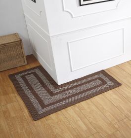 Newport Collection (Color: BrownBrown, size: 20" x 48" x 48" L-Shape)