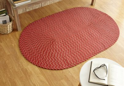 Sunsplash Collection (Color: RedRed, size: 20" x 30" Oval)