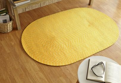 Sunsplash Collection (Color: YellowYellow, size: 20" x 30" Oval)