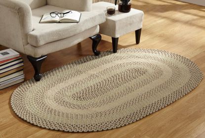 Woodbridge Oval Collection (Color: IvoryIvory, size: 66" x 102")