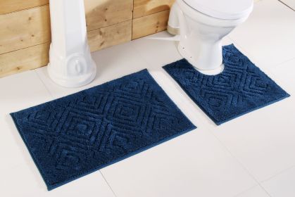 Trier Collection (Color: New BlueNew Blue, size: 2 Piece Set (20" x 20" | 20" x 30"))