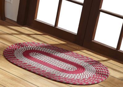 Newport Collection (Color: Barn RedBarn Red, size: 22" x 40" Oval)