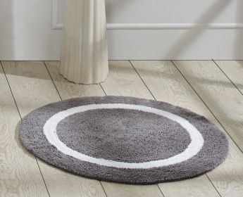 Hotel Collection (Color: Gray & WhiteGray & White, size: 30" Round)