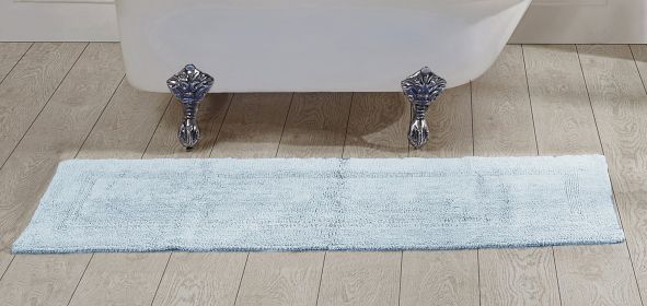 Lux Collection (Color: BlueBlue, size: 20" x 60" Runner)