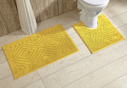 Trier Collection (Color: YellowYellow, size: 2 Piece Set (20" x 20" | 20" x 30"))