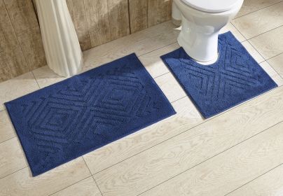 Trier Collection (Color: BlueBlue, size: 2 Piece Set (20" x 20" | 20" x 30"))