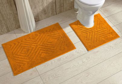 Trier Collection (Color: OrangeOrange, size: 2 Piece Set (20" x 20" | 20" x 30"))