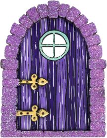 Christmas Elf Fairy Tale Fairy Door Wooden Home Decoration (Option: 3 Style)