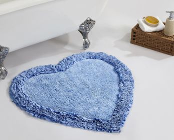 Shaggy Border Collection (Color: BlueBlue, size: 30" Heart)