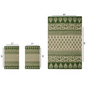 Majestic Collection (Color: GreenGreen, size: 3 Piece Set (60" x 96" | 21" x 34" | 21" x 34"))