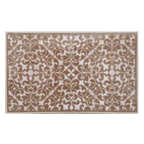 Myla Collection (Color: TaupeTaupe, size: 26" x 42" Rectangle)