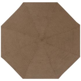 Country Solid Collection (Color: Cocoa SolidCocoa Solid, size: 48" Octagonal)