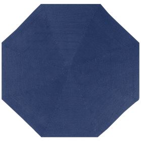 Country Solid Collection (Color: Dark Blue SolidDark Blue Solid, size: 48" Octagonal)