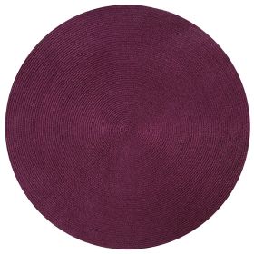 Country Solid Collection (Color: Burgundy SolidBurgundy Solid, size: 72" Round)