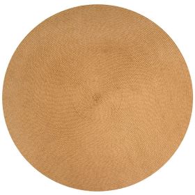 Country Solid Collection (Color: Straw SolidStraw Solid, size: 72" Round)