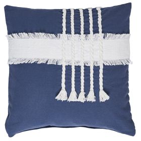 Vintage Nautical Collection (Color: NavyNavy, size: 18" x 18" Square)