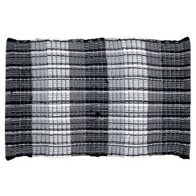 Cottage Plaid Collection (Color: GrayGray, size: 13" x 19" Set of 4)