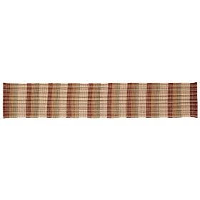 Cottage Plaid Collection (Color: NaturalNatural, size: 13" x 72" Rectangle)