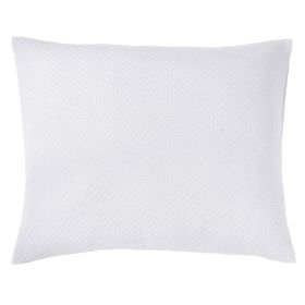 Sophia Collection (Color: WhiteWhite, size: Standard Sham)