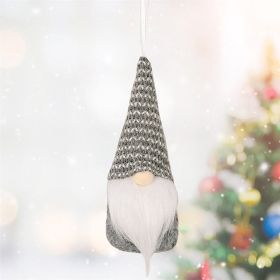 Christmas Decorations Christmas Knitted Small Pendant (Option: Gray Model A-Standard)