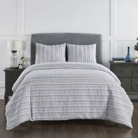 Angelique comforter (Color: Gray Gray, size: Twin)